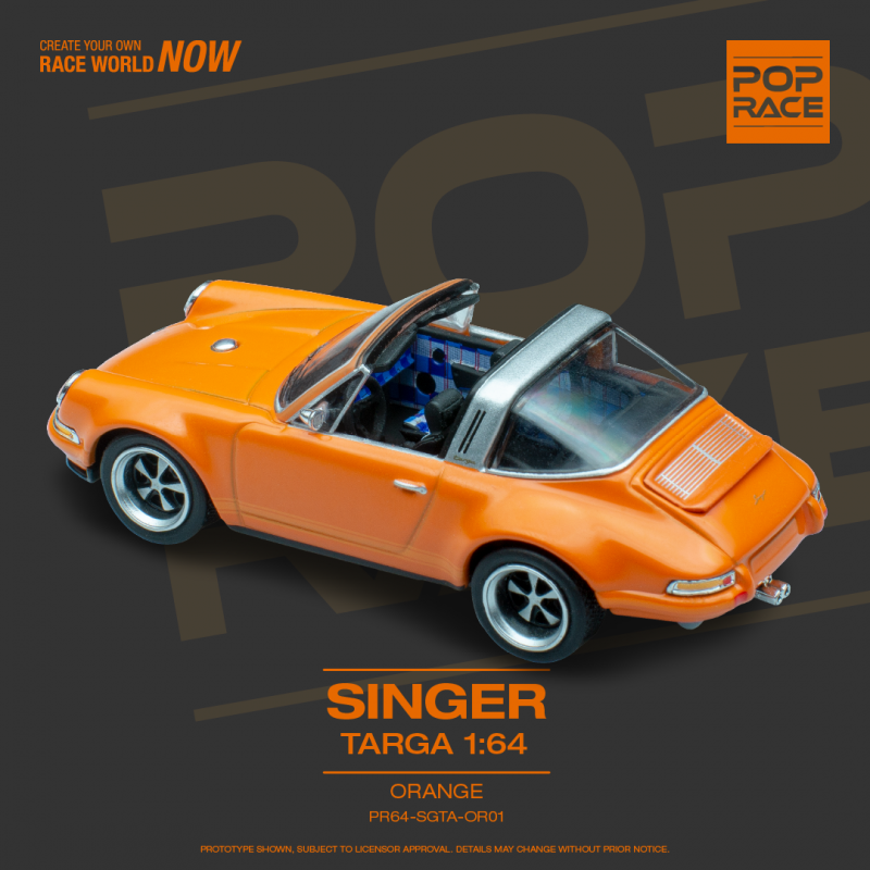 Pop Race Porsche Singer Targa Orange