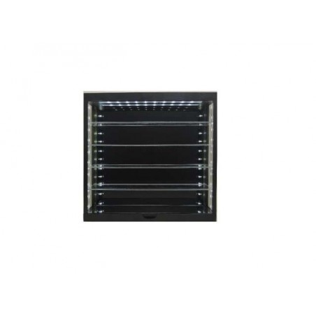 Triple Layer Led Display Case Black Back Ground No