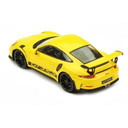 Porsche 911 991 GT3 RS 2017 Yellow IXO MOC299 - Miniatures Autos Motos
