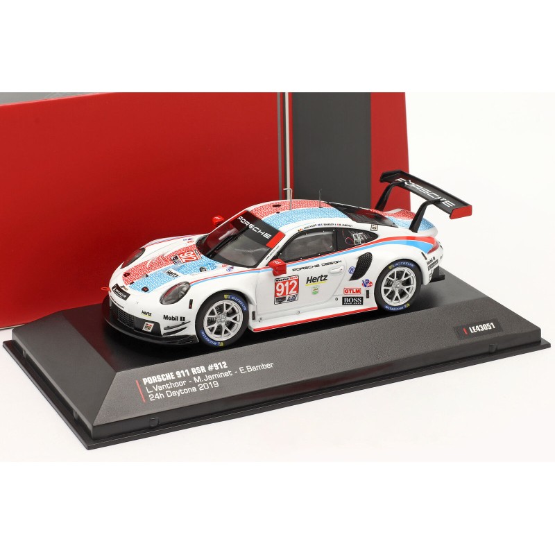 Miniature 1/43 PORSCHE 911 RSR N°911 24 H Daytona 2020 I RS Automo