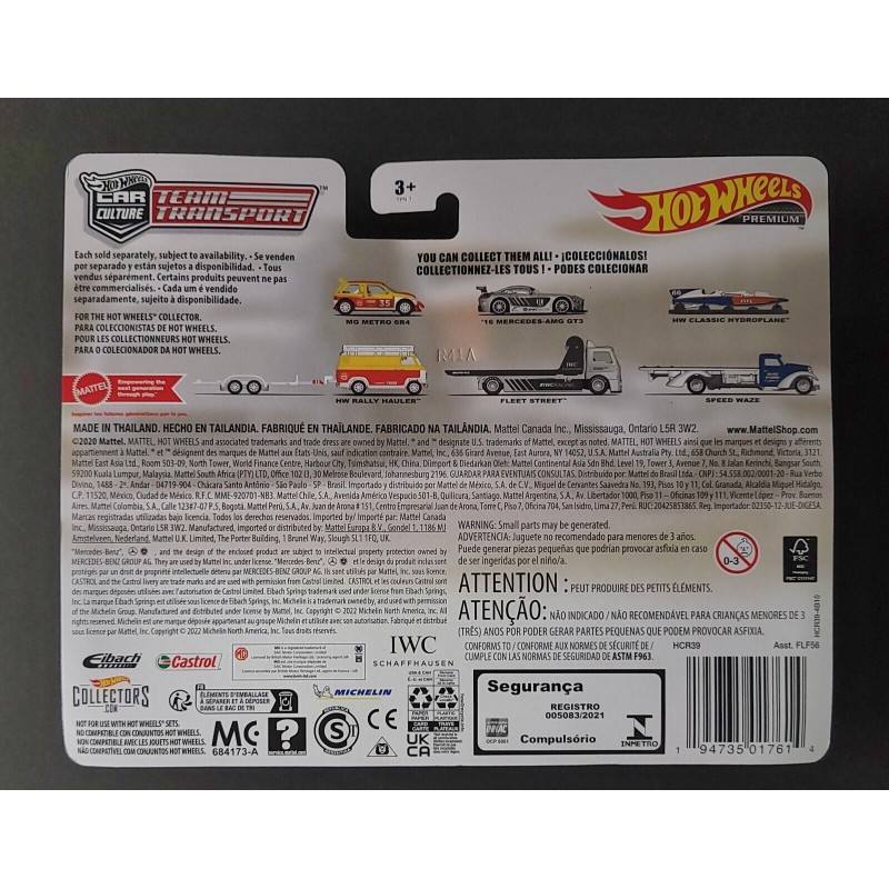 HOT WHEELS PREMIUM - 1/64 - TEAM TRANSPORT - SPEED MAZE TRUCK & N66 ...