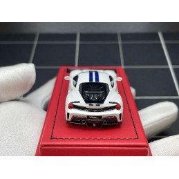 ROTATING WHEEL RW - 1/64 - FERRARI 488 PISTA - PEARLE SCENT WHITE - RESIN  HANDMADE MODEL (199PCS)