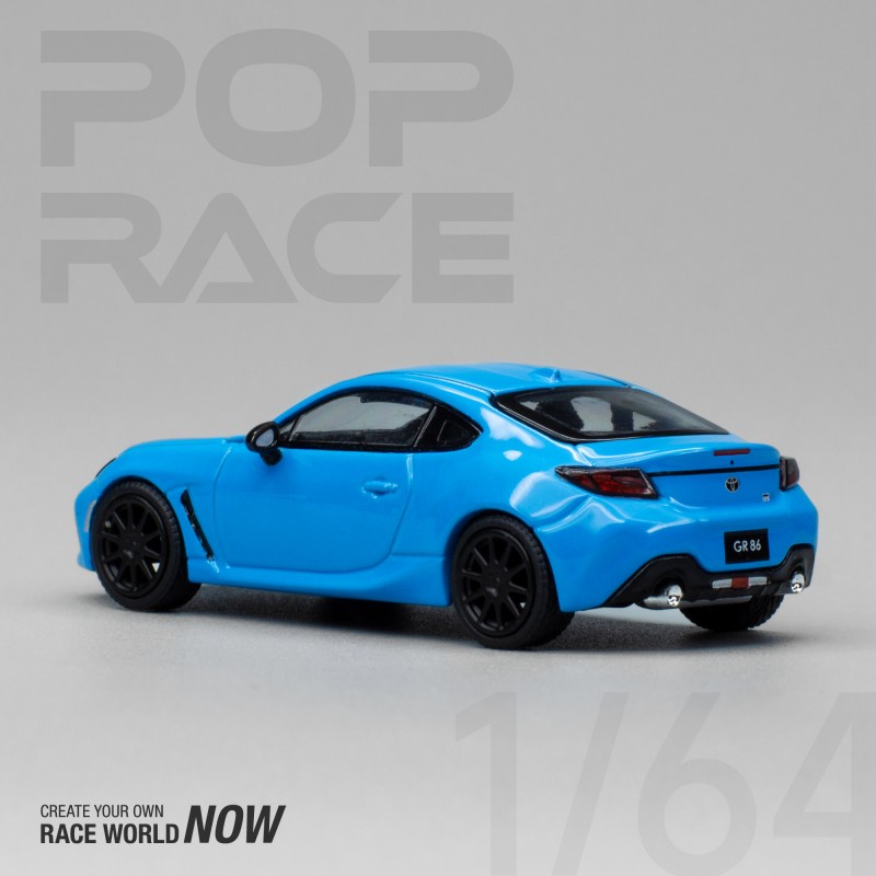 POP RACE - 1/64 - TOYOTA GR86 NEPTUNE BLUE